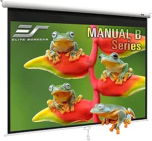 Elite Screens M100V Manual B 100-inch Projector Screen