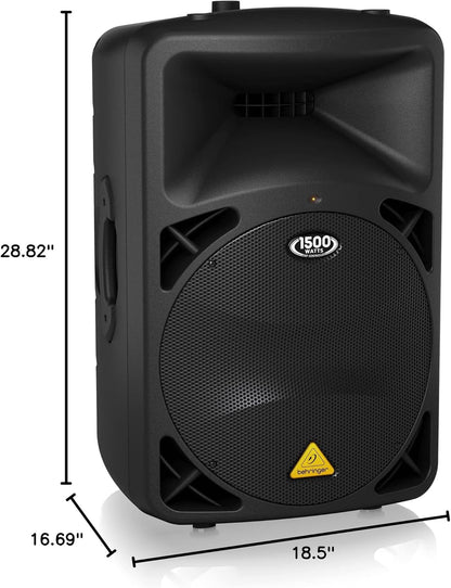 Behringer B615D Eurolive 1500W 15-Inch Powered PA Speaker