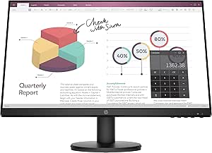 HP P24v G4 23.8" FHD IPS Monitor Black
