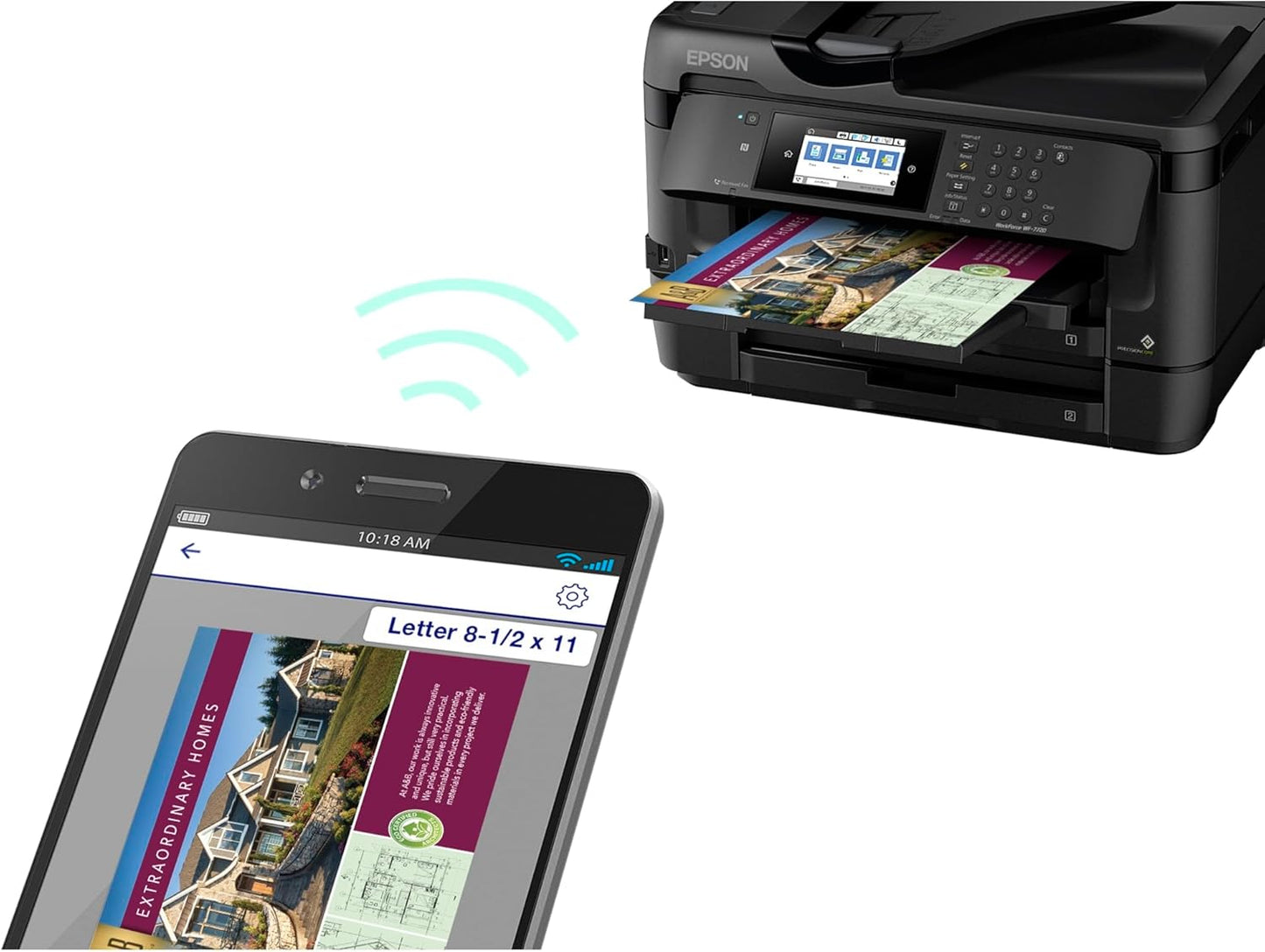 Epson WF-7720 Wide-format Wireless Color Inkjet Printer