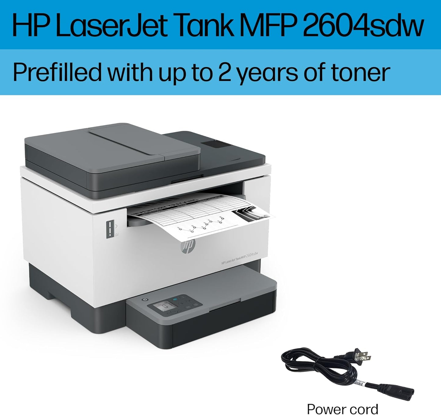 HP 2604sdw LaserJet Tank Wireless Black & White Printer