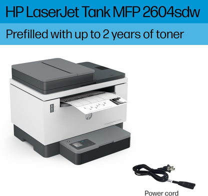 HP 2604sdw LaserJet Tank Wireless Black & White Printer
