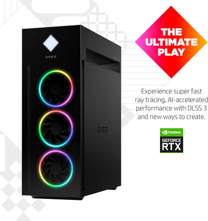HP 9J5T6AA#ABA OMEN 45L RTX 4070 Super Gaming Desktop