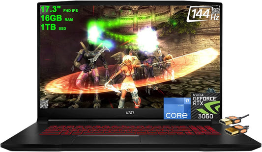 MSI Katana GF76 17.3" 144Hz RTX 3060 Gaming Laptop