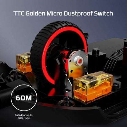 HyperX HMSH1-A-BK/G Pulsefire Haste Lightweight Gaming Mouse