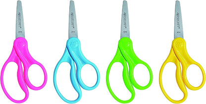 Westcott ACM13141 Kids Scissors 5" Pointed Safety 12-Pack