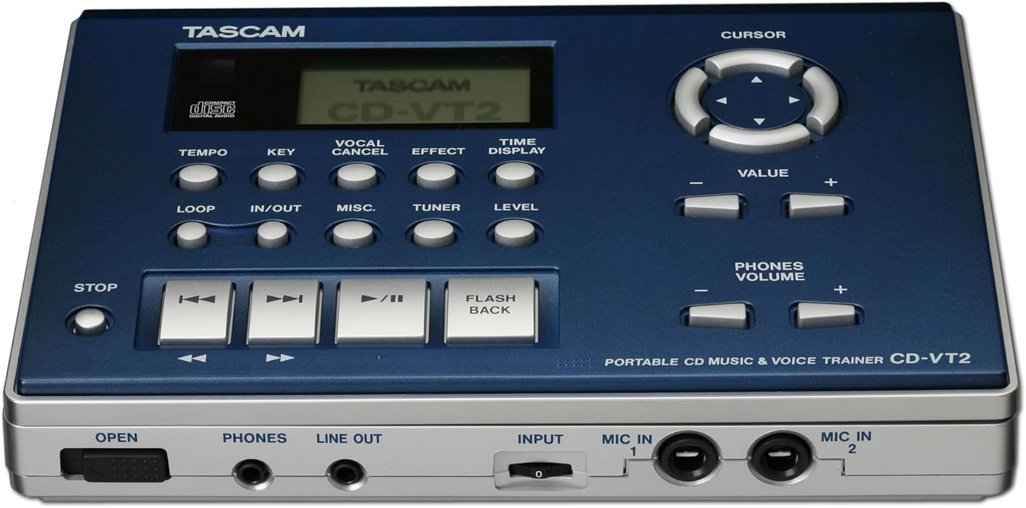 Tascam CD-VT2 Portable Vocal Trainer CD Player