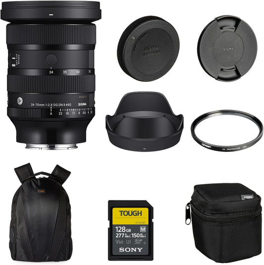 Sigma SIG57A965-KIT3 24-70mm f2.8 Sony E-Mount Lens Bundle