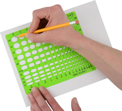 Westcott T-807 Small Ellipse Template #1