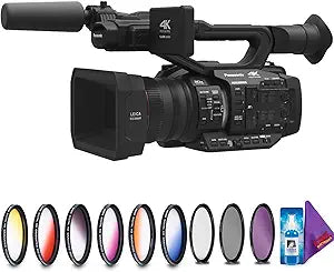 Panasonic AGUX180 4K Premium Camcorder Refurbished with Filter Kit