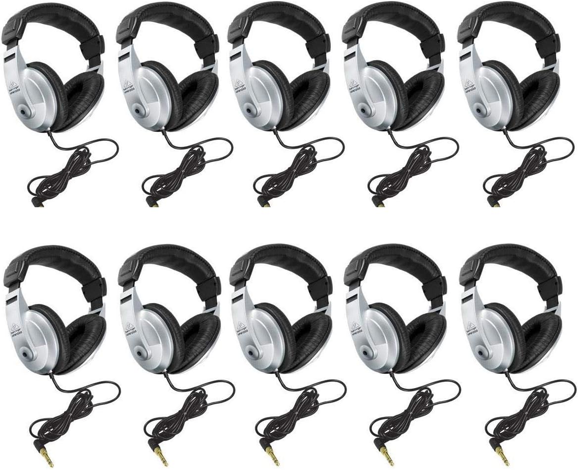 Behringer HPM-1000 Closed-Back Headphones - 10 Pack