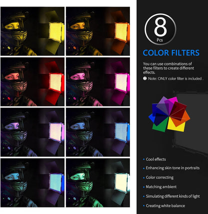 Neewer 10093716 Lighting Color Filter Set for LED Lights