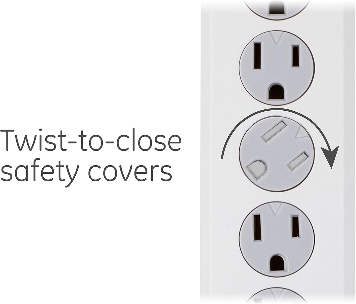 GE 14014 6-Outlet Surge Protector 8ft Cord