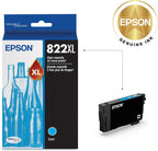 Epson T822XL220-S 822 DURABrite Cyan High Capacity Ink Cartridge