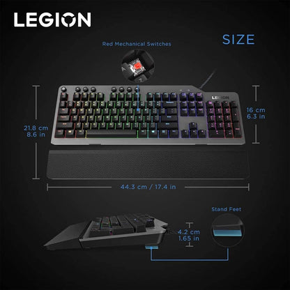 Lenovo Legion K500 GY40T26478 RGB Mechanical Keyboard