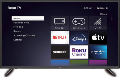RCA ROKU RTRQ5522 55-Inch 4K UHD LED TV (Renewed)