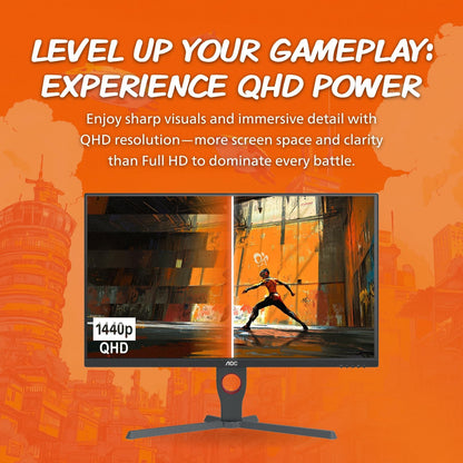 AOC Q27G10ZE 27" QHD 260Hz 0.5ms Gaming Monitor