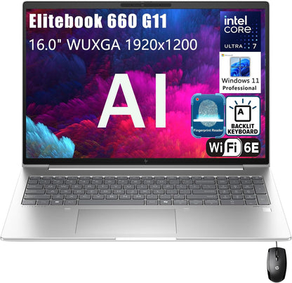 HP Elitebook 660 G11 Intel Ultra 7 16" Business Laptop