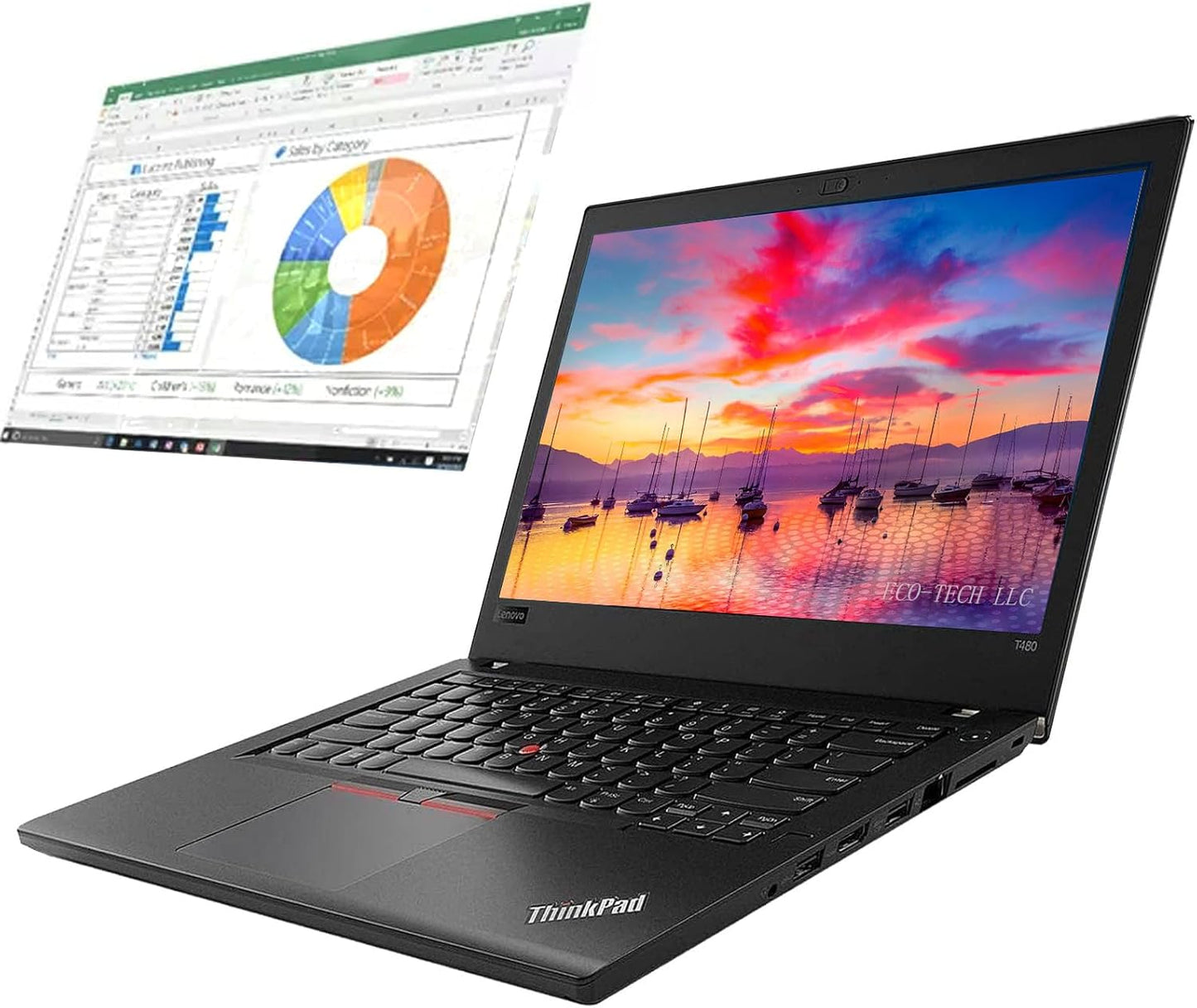 Lenovo T480 Thinkpad - 14" i7, 16GB RAM, 512GB SSD