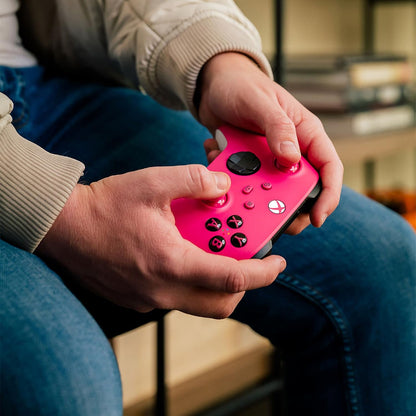 Microsoft Deep Pink Series X/S Xbox One Controller (Renewed)