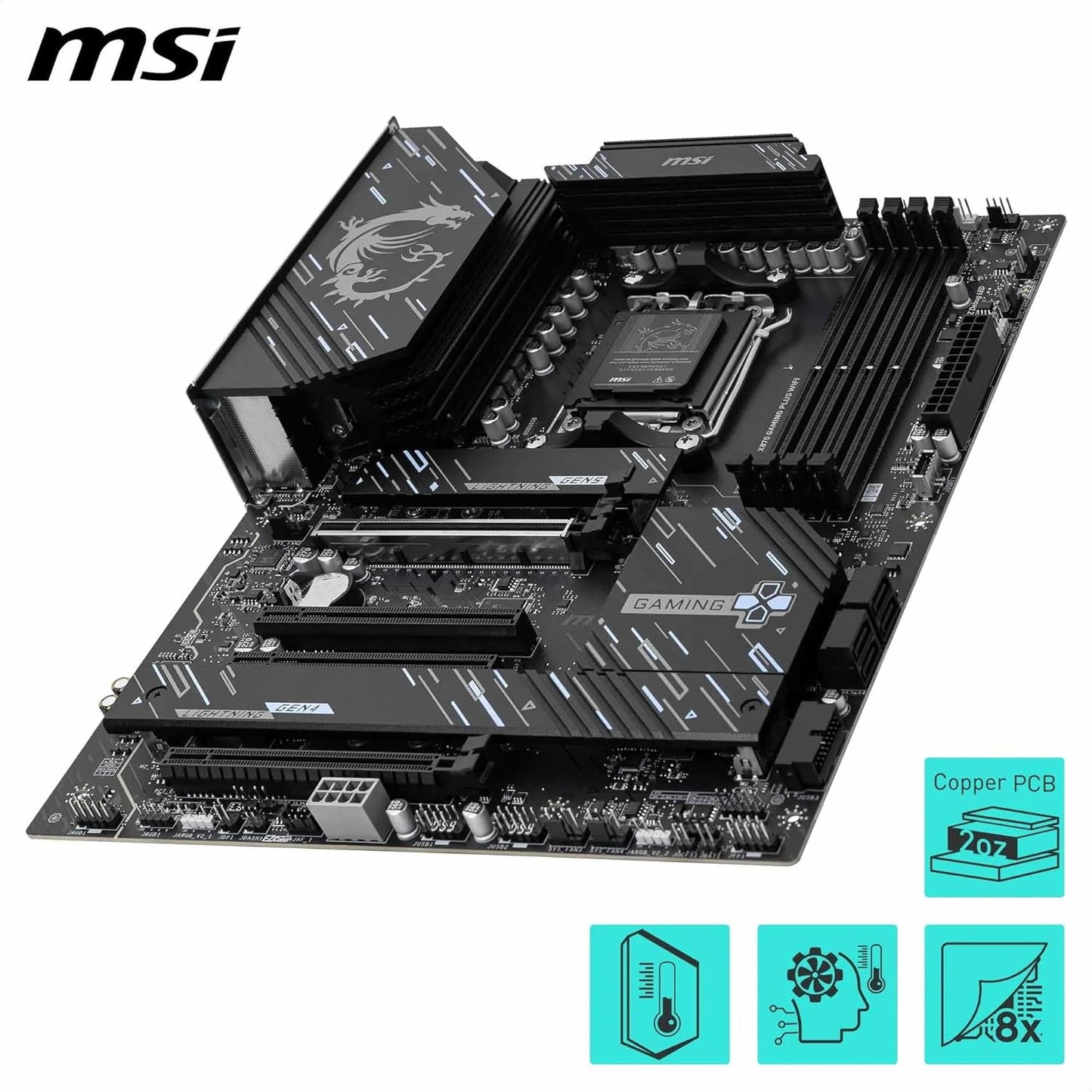 MSI X870 Gaming Plus WiFi ATX Motherboard Ryzen