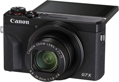 Canon g7 PowerShot G7 X Mark III Renewed Camera Bundle