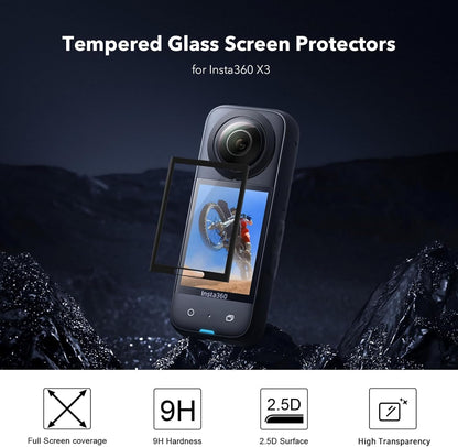 Insta360 actioncamX3 Waterproof 360 Action Camera Bundle