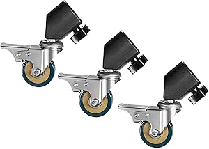 Neewer 10090257 Swivel Caster Wheel Set for Light Stands