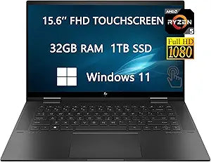 HP 15-ey0013dx Envy x360 2-in-1 Touchscreen Laptop — main product image