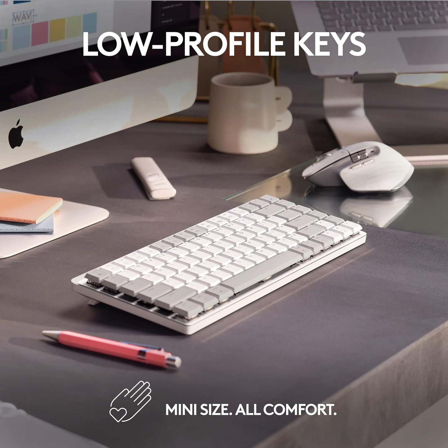 Logitech 920-010553 MX Mechanical Mini Mac Wireless Keyboard