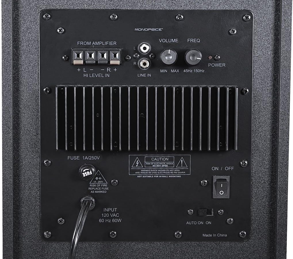 Monoprice 108247 5.1 Channel Home Theater Speaker System