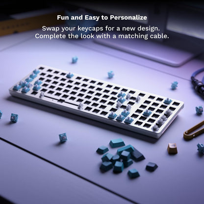 Glorious GLO-GMMK2-96-FOX-W GMMK 2 TKL Barebones Keyboard