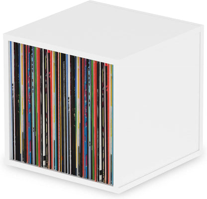 Glorious AMS-RECORD-BOX-110-WHT Vinyl Record Storage Box White