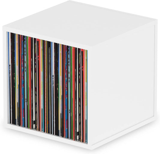 Glorious AMS-RECORD-BOX-110-WHT Vinyl Record Storage Box White