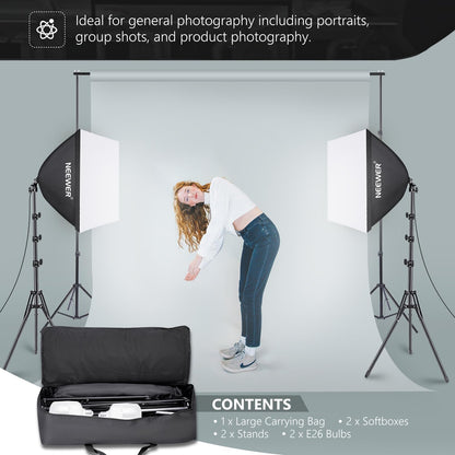 Neewer NK200 700W Softbox Continuous Lighting Kit