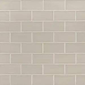 MSI Portico Pearl Handcrafted Ceramic Subway Wall Tile Sample