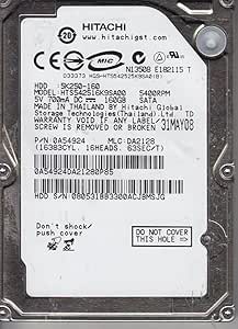 Hitachi HTS542516K9SA00 160GB SATA 2.5" Hard Drive