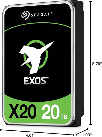Seagate ST20000NM007D 20TB Exos X20 SATA HDD
