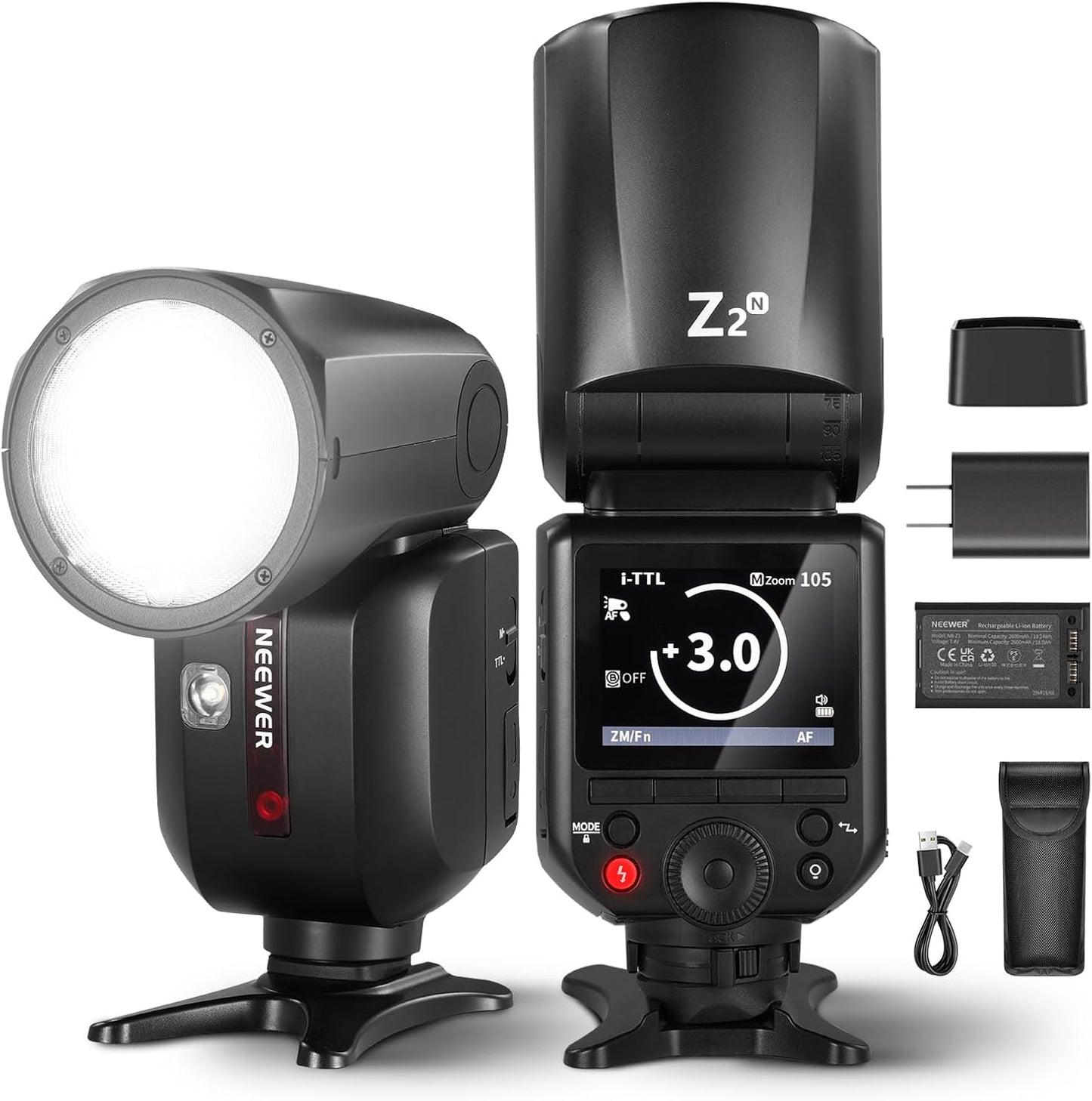Neewer Z2-N TTL Round Head Flash Speedlite for Nikon