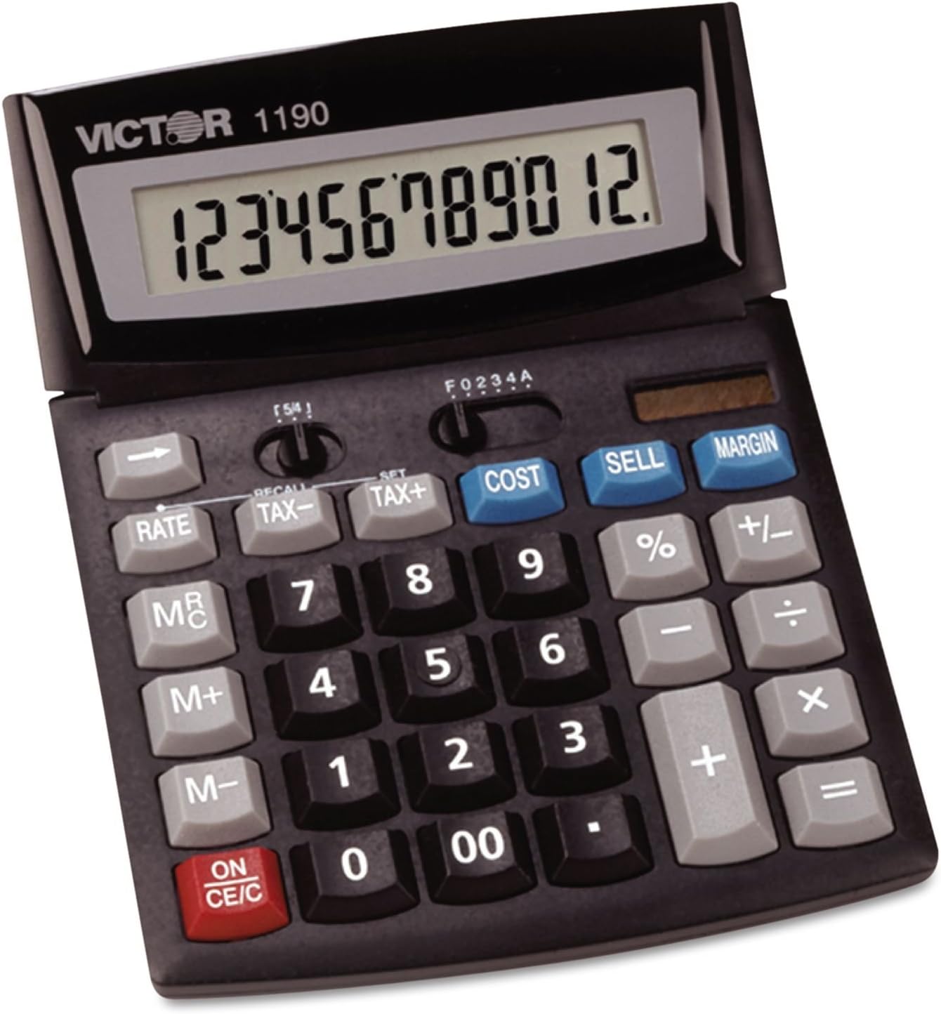 JVC VCT1190 Executive Desktop Calculator 12-Digit LCD