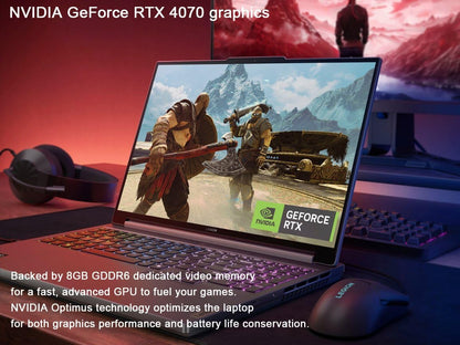 Lenovo Legion Slim 5 Gaming Laptop RTX 4070 Ryzen 7