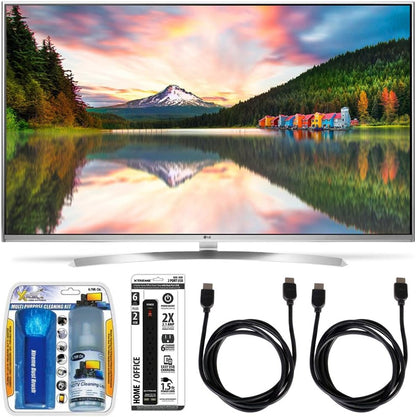 LG 55UH8500 Super Ultra HD 4K Smart LED TV Bundle