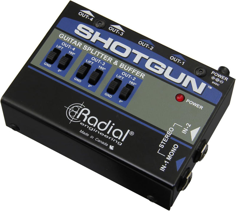 Radial Engineering Shotgun 4-Channel Guitar Amp Driver — main product image