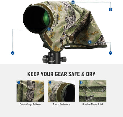 Neewer PB021 Camera Rain Cover Camouflage Medium