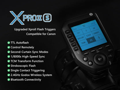Godox XProII-S TTL Wireless Flash Trigger for Sony