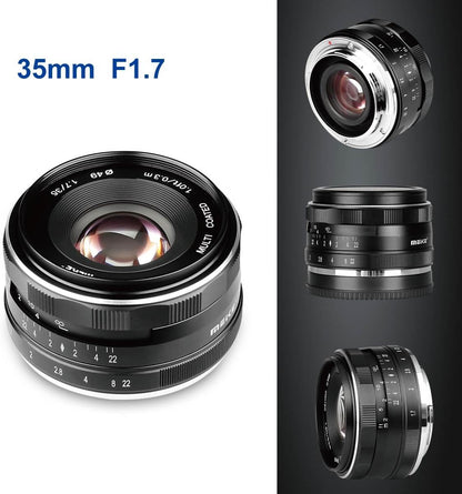 Meike MK-S-35mm F1.7 APS-C Manual Focus Lens Sony E-Mount