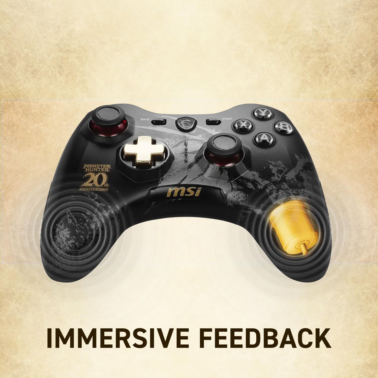 MSI FORCE GC30 Monster Hunter Edition Wireless Gaming Controller