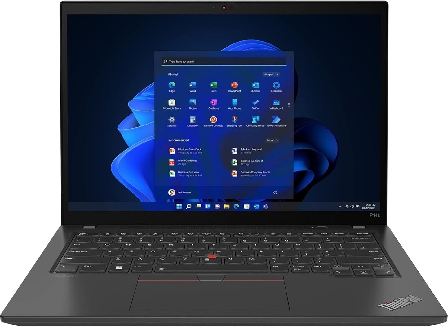 Lenovo 21J5001NUS ThinkPad P14s 14" Touch Workstation