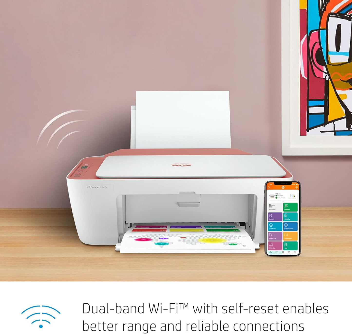 HP 2752e DeskJet Wireless All-in-One Printer