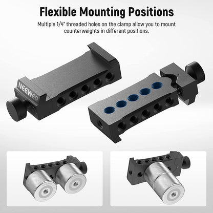 Neewer GA001 Gimbal Counterweight Clamp Kit - DJI Ronin/Zhiyun/Moza